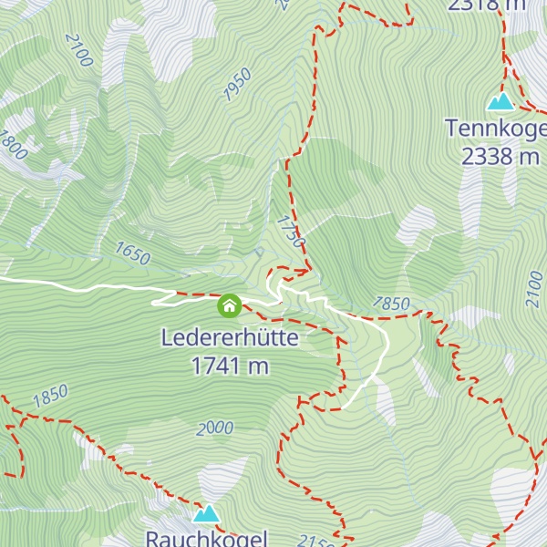Map of Planitzenhütte