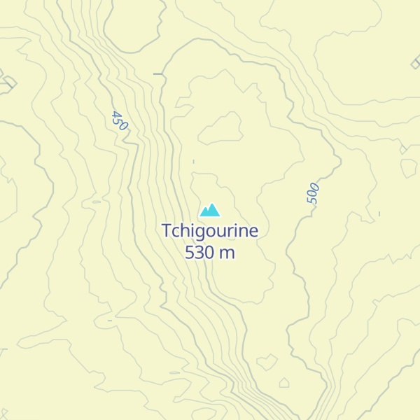 Map of Tchigourine