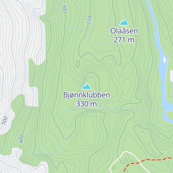 Map of Bjønnklubben