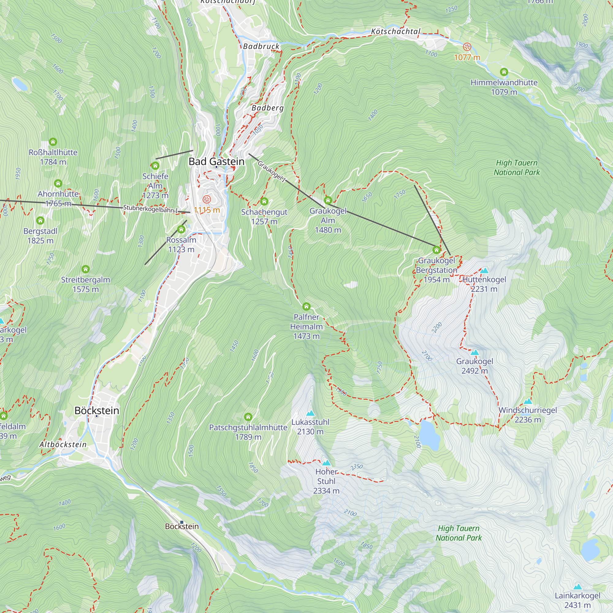 Palfner Heimalm map