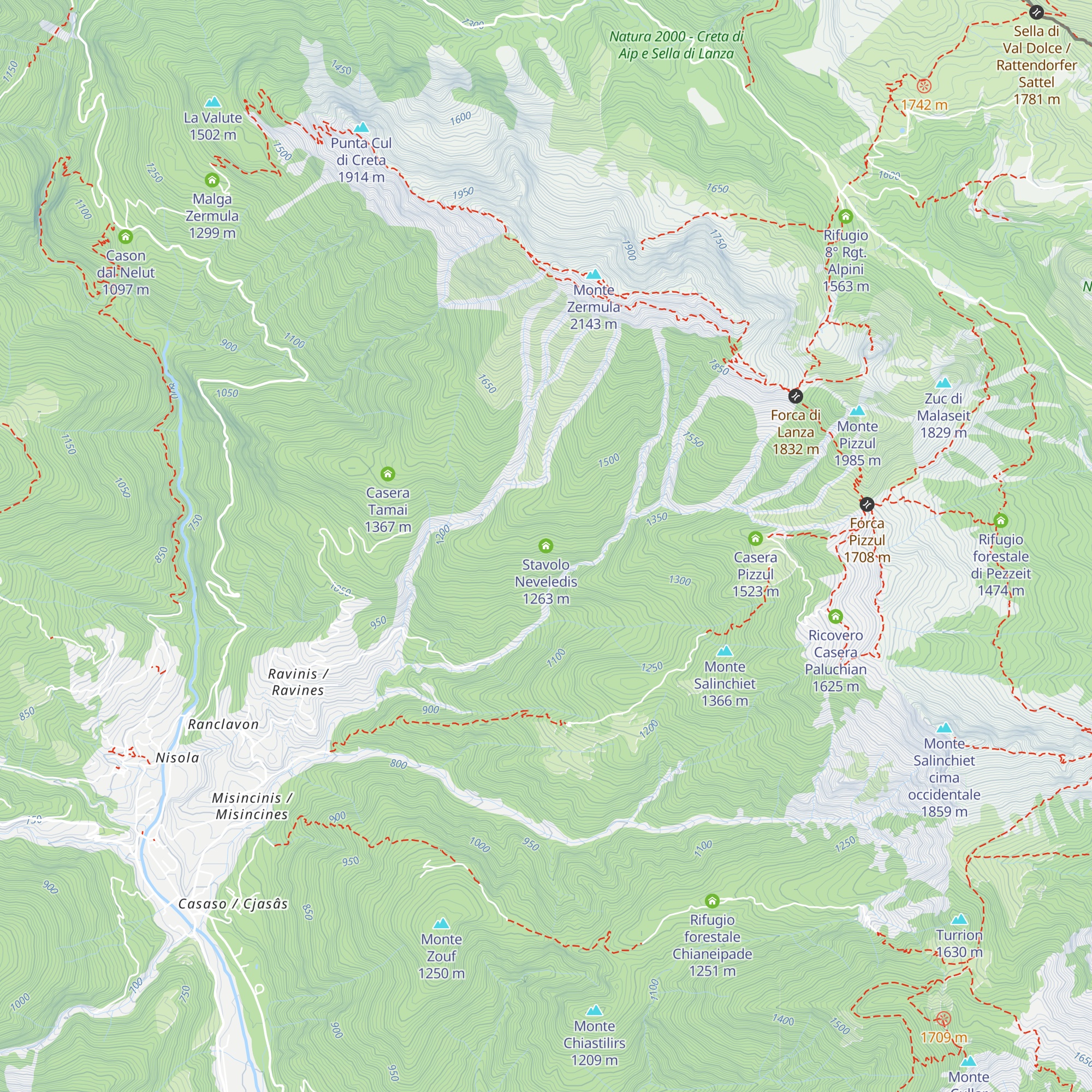 Stavolo Neveledis map