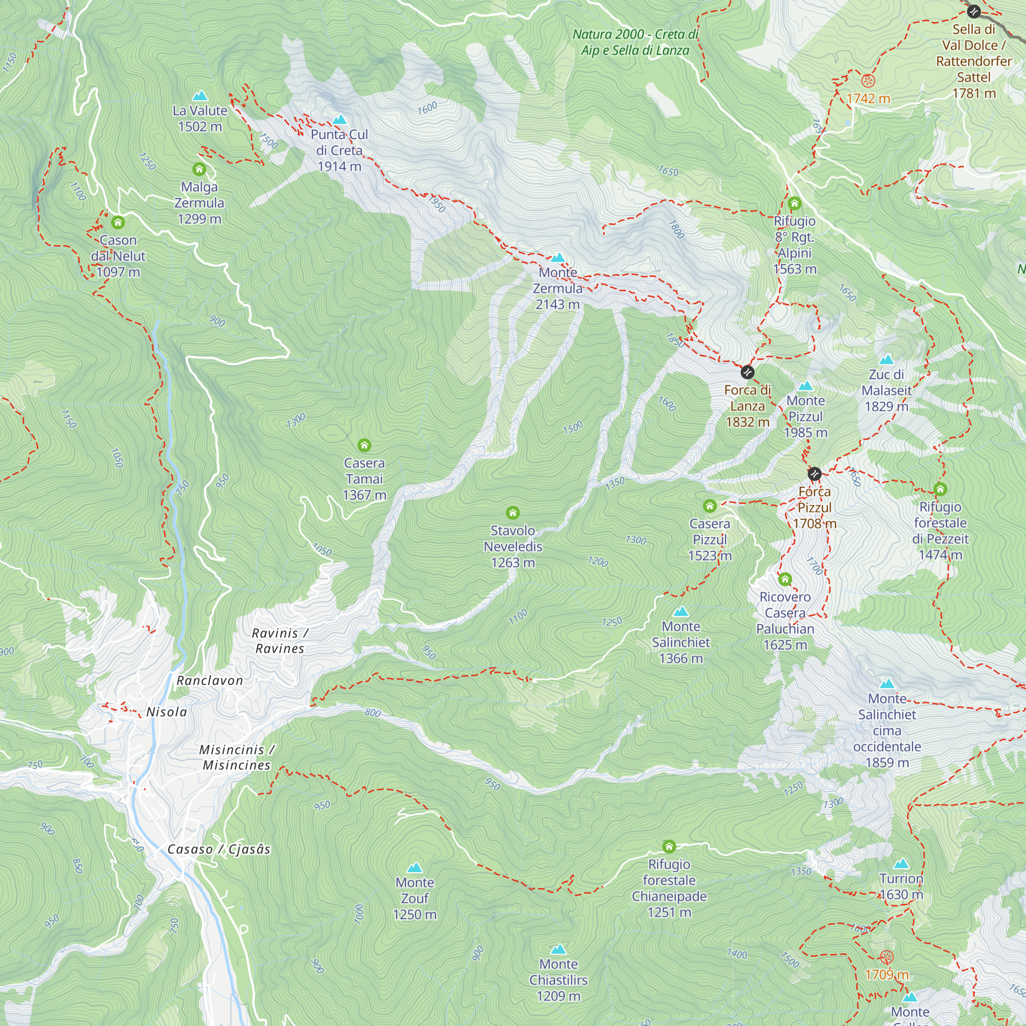 Stavolo Neveledis map