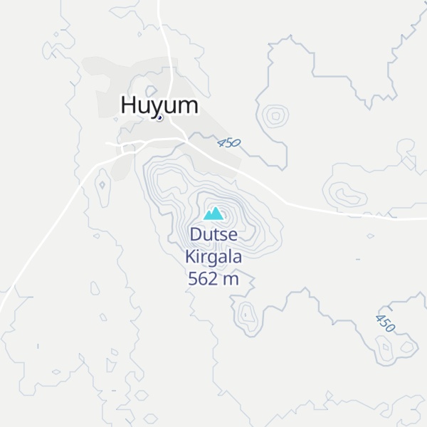 Map of Dutse Kirgala