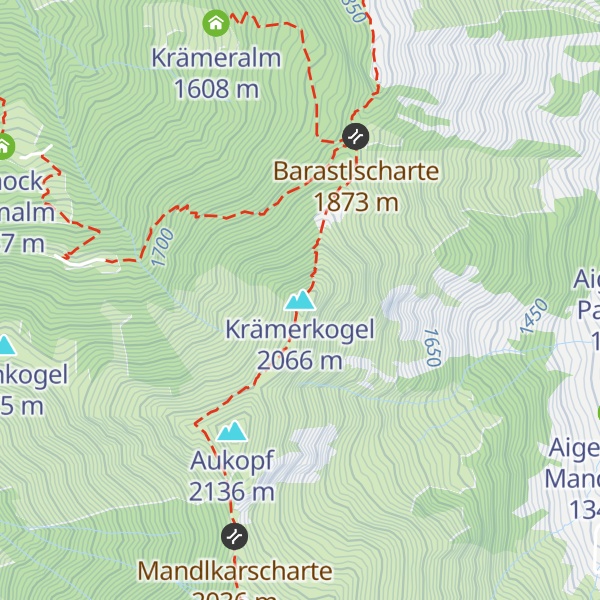 Map of Krämerkogel