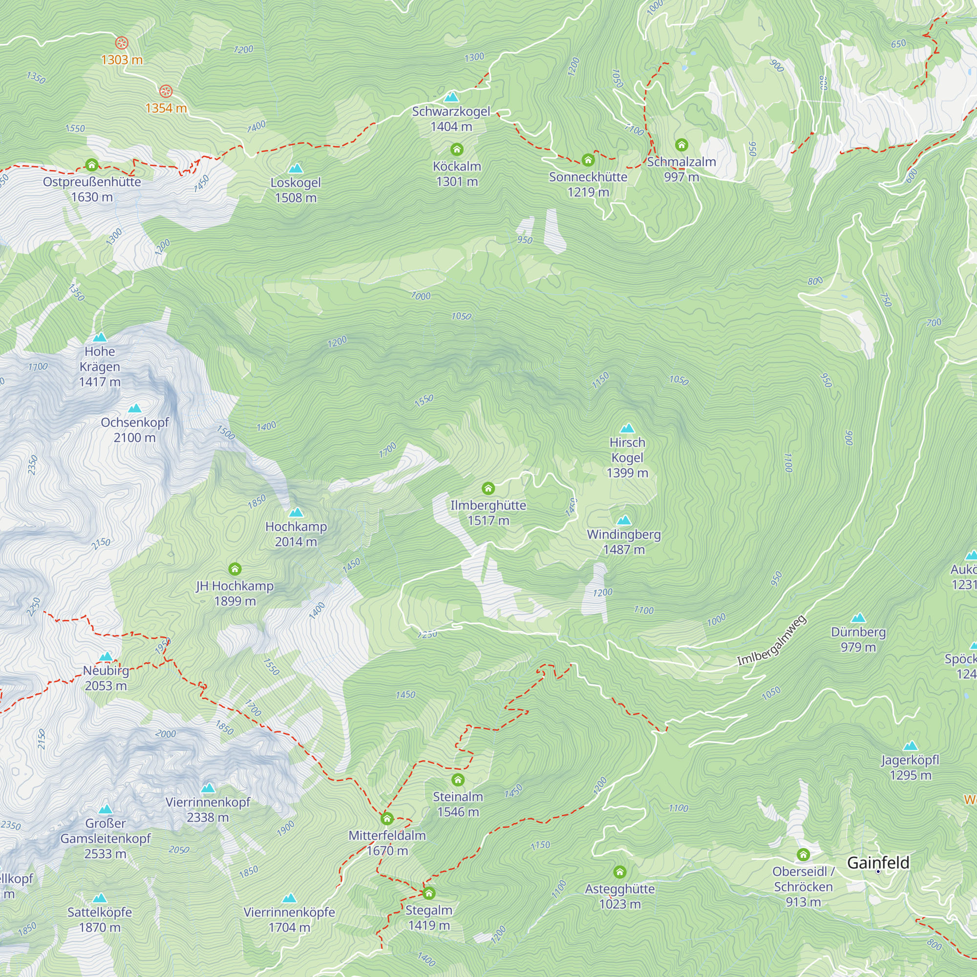 Ilmberghütte map