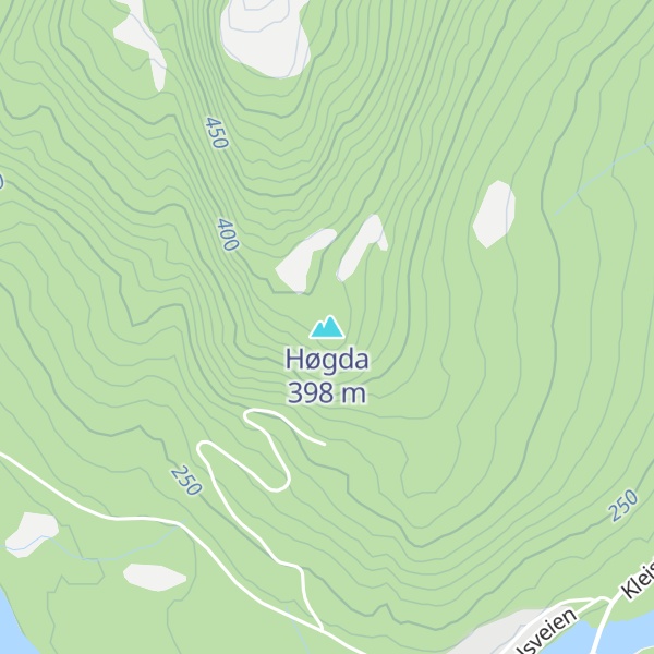 Map of Høgda