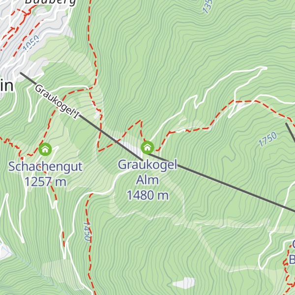 Map of Graukogel Alm