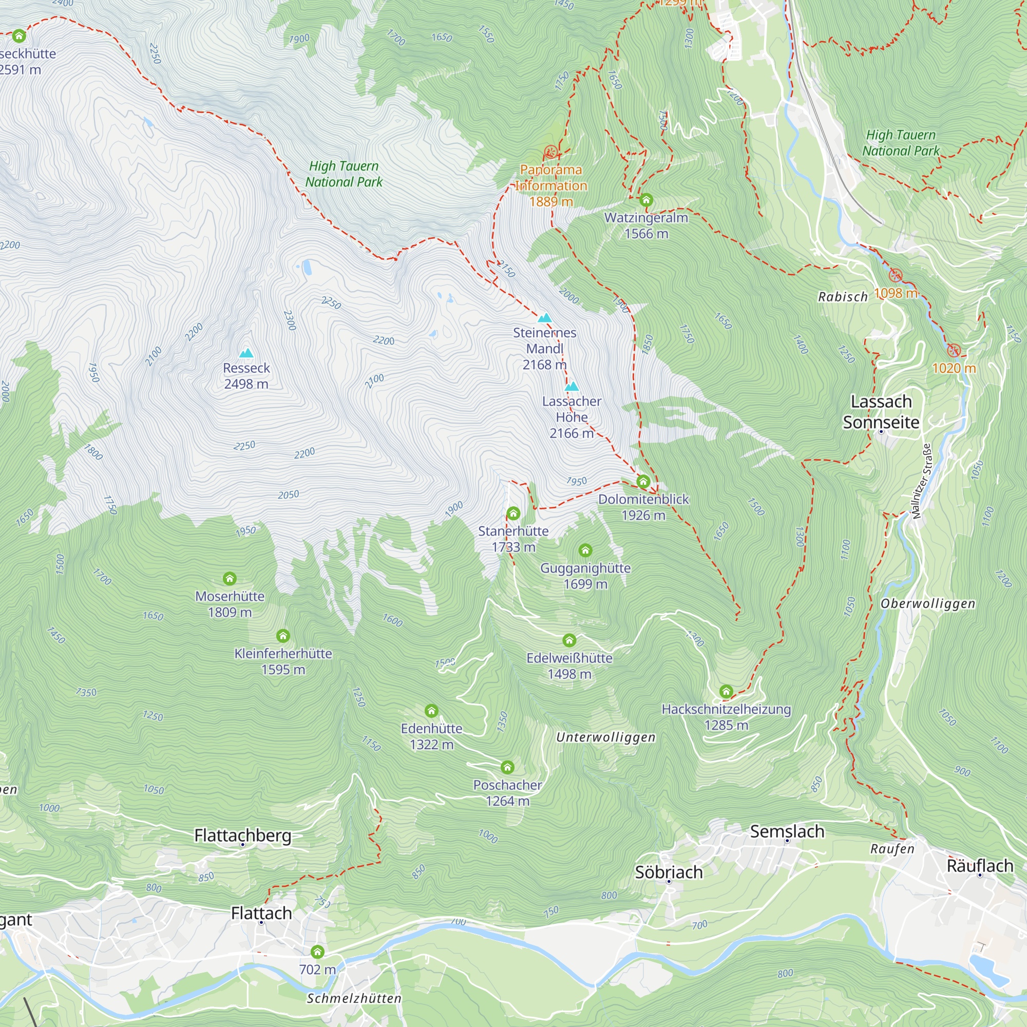 Stanerhütte map