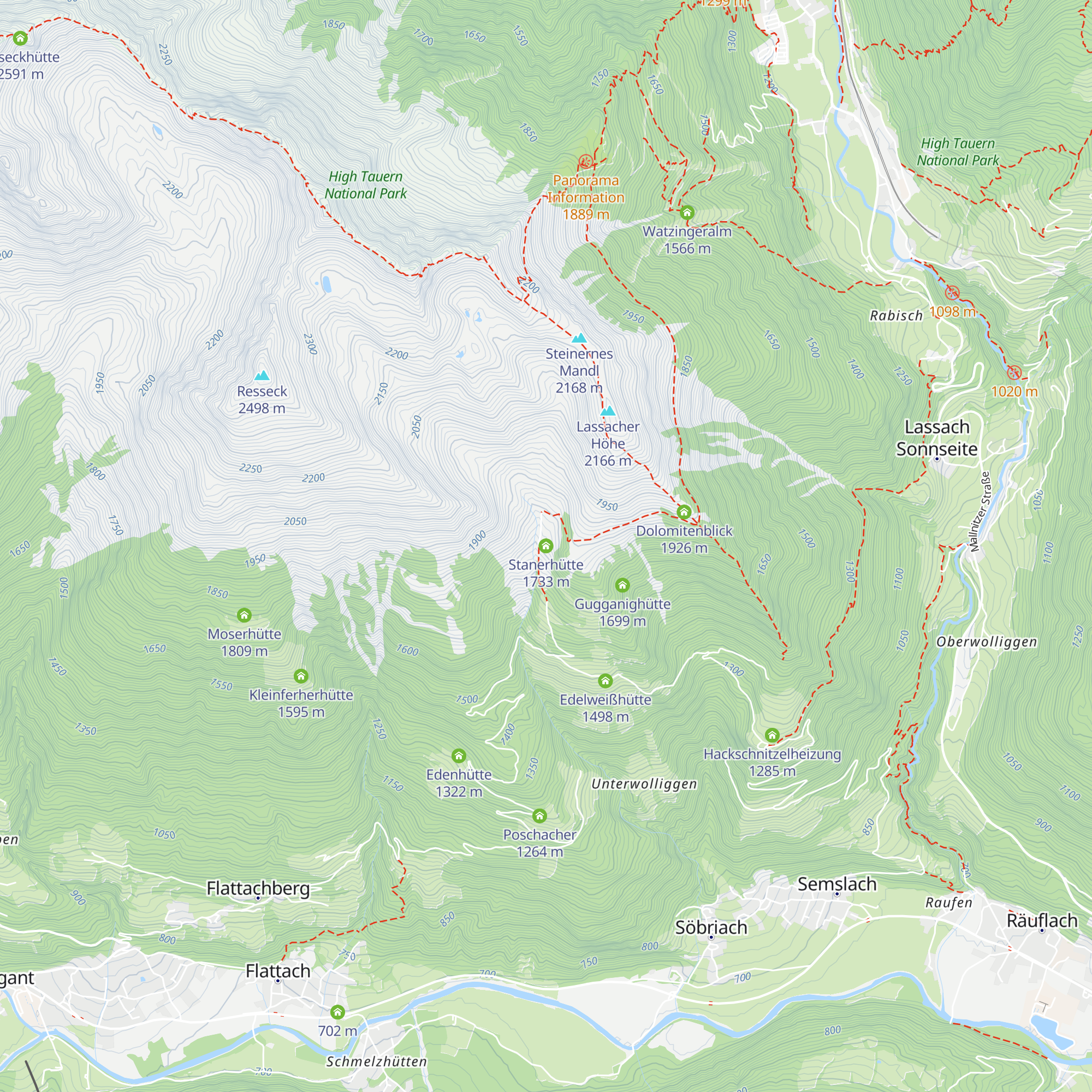 Stanerhütte map