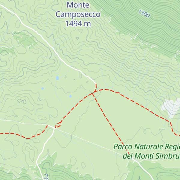 Map of Rifugio di Camposecco