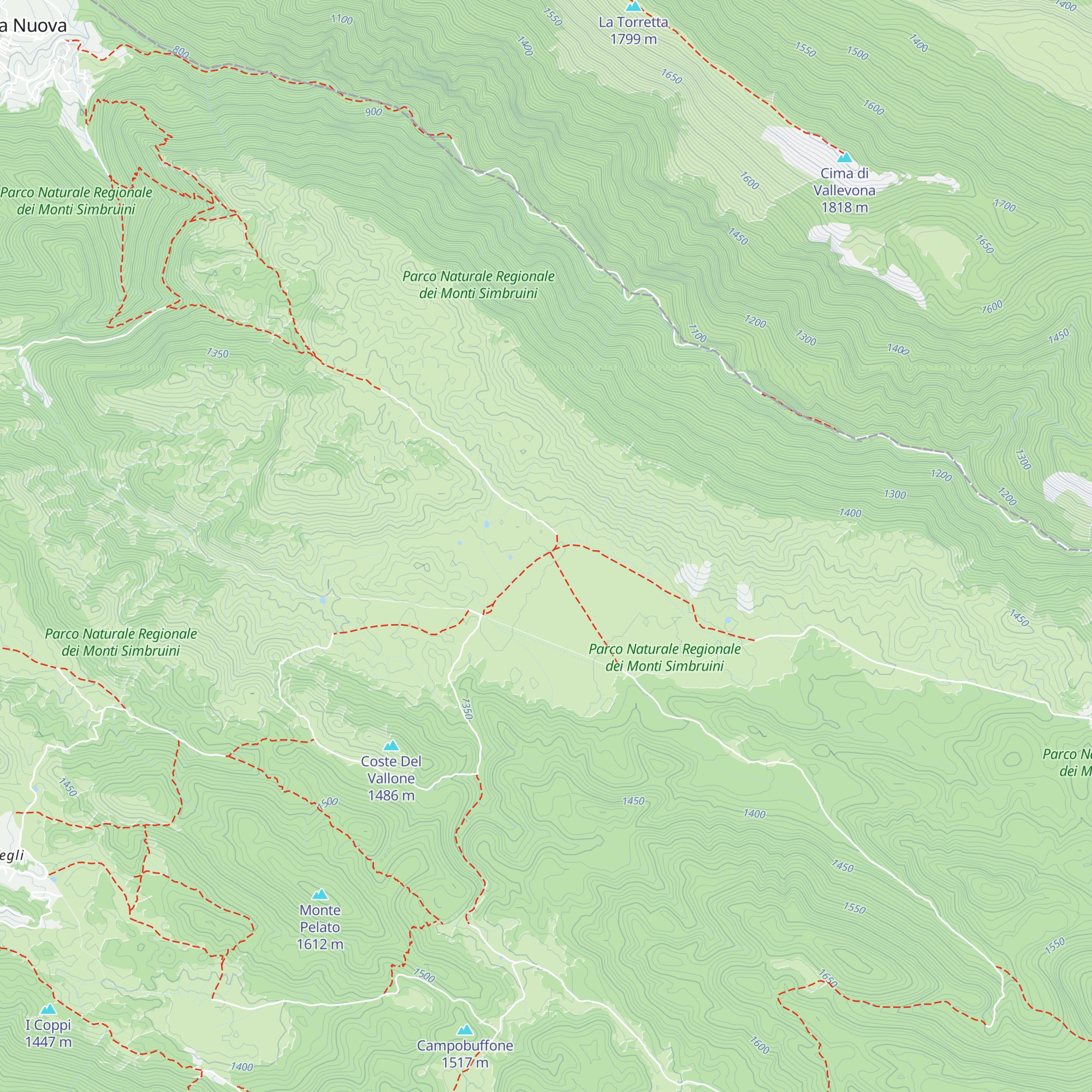 Rifugio di Camposecco map