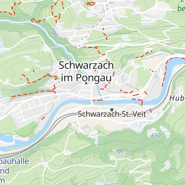 Map of Tourismusverband Schwarzach
