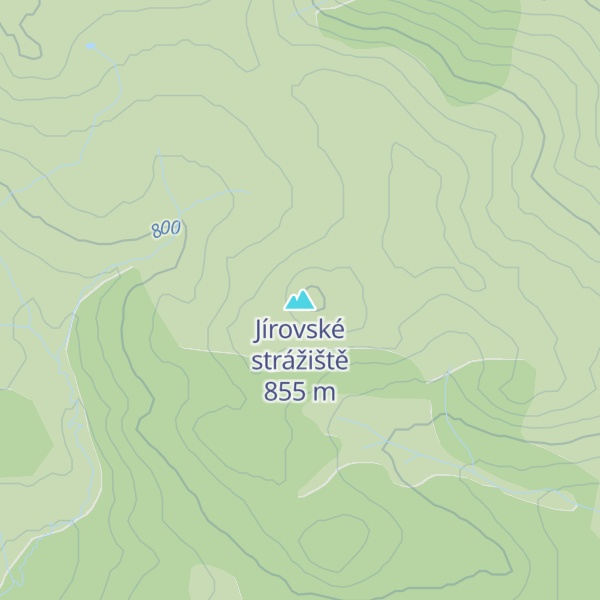 Map of Jírovské strážiště