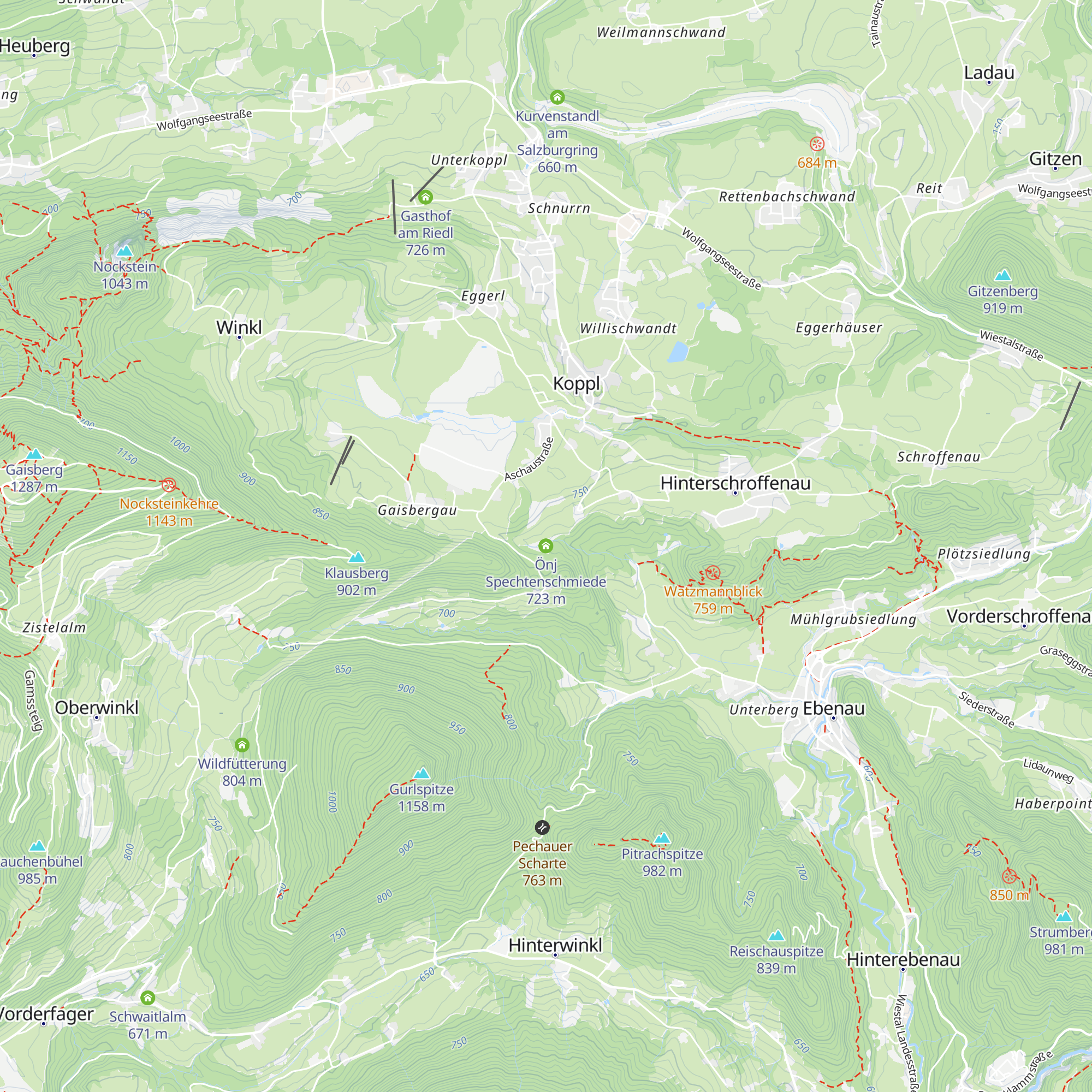 Önj Spechtenschmiede map