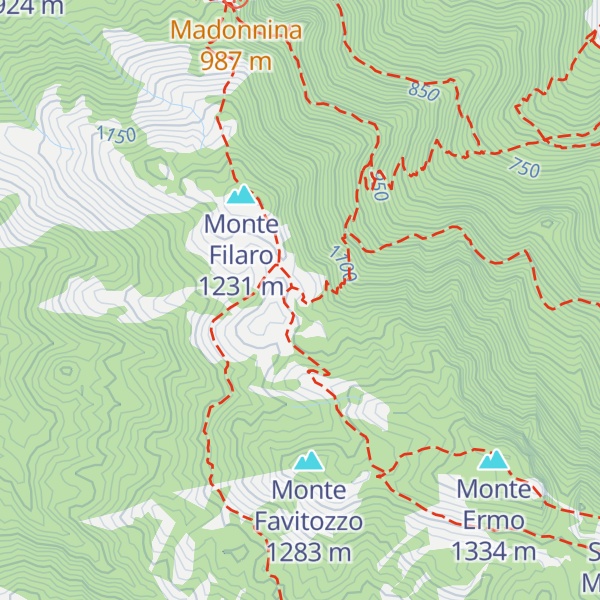 Map of Rifugio Casetta Martorelli