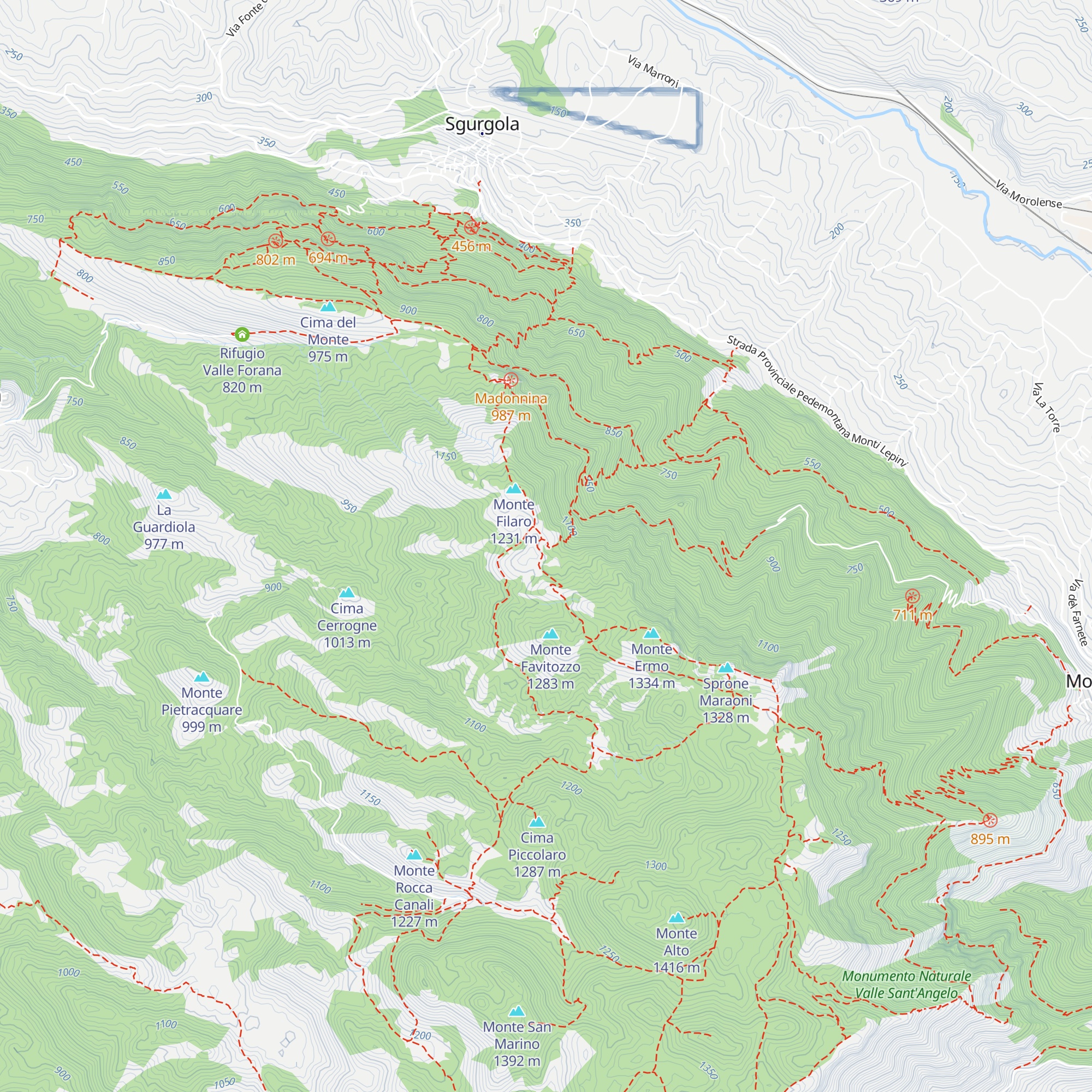 Rifugio Casetta Martorelli map
