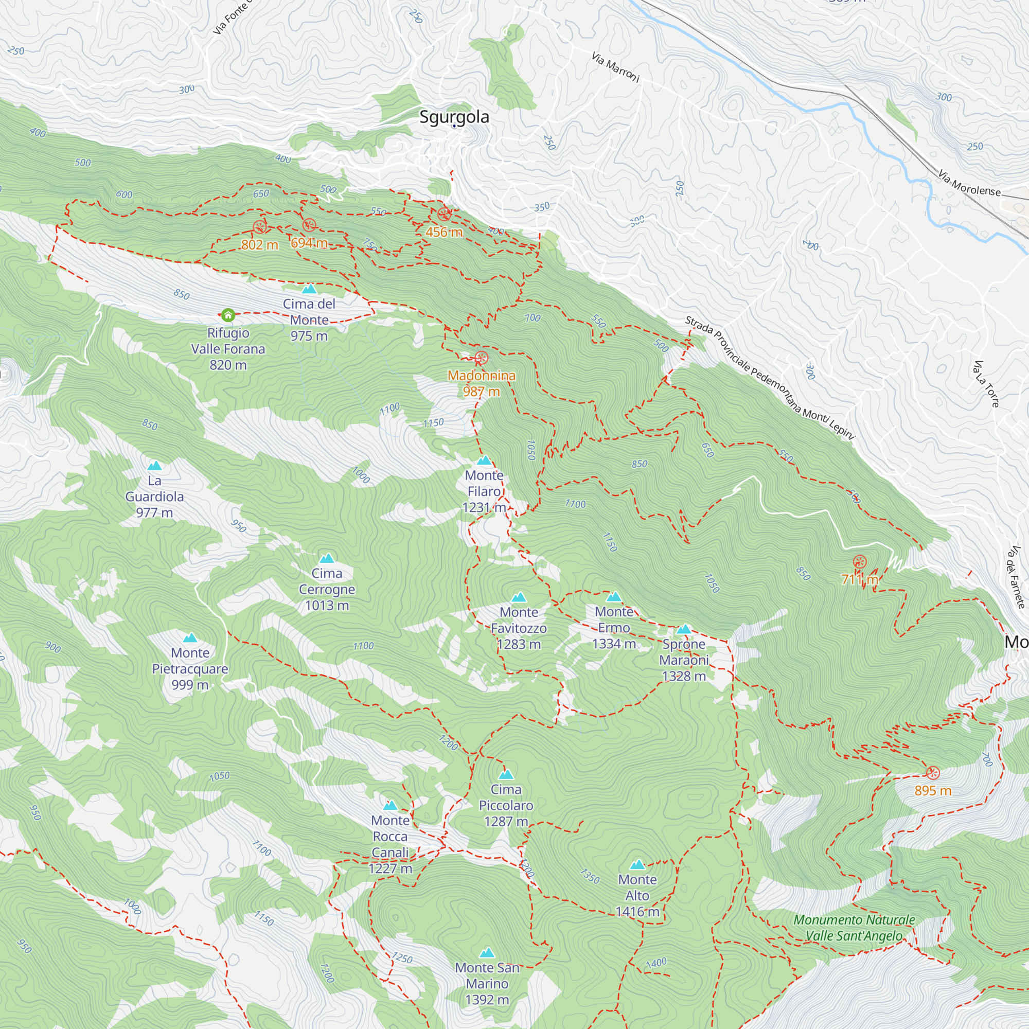 Rifugio Casetta Martorelli map