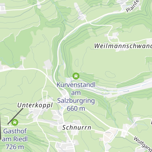 Map of Kurvenstandl am Salzburgring