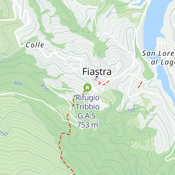 Map of Rifugio Tribbio G.A.S.