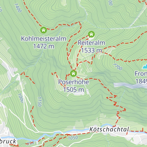 Map of Poserhöhe