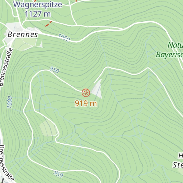 Map of Burglengenfelder-Hütte (SCB-Hütte)