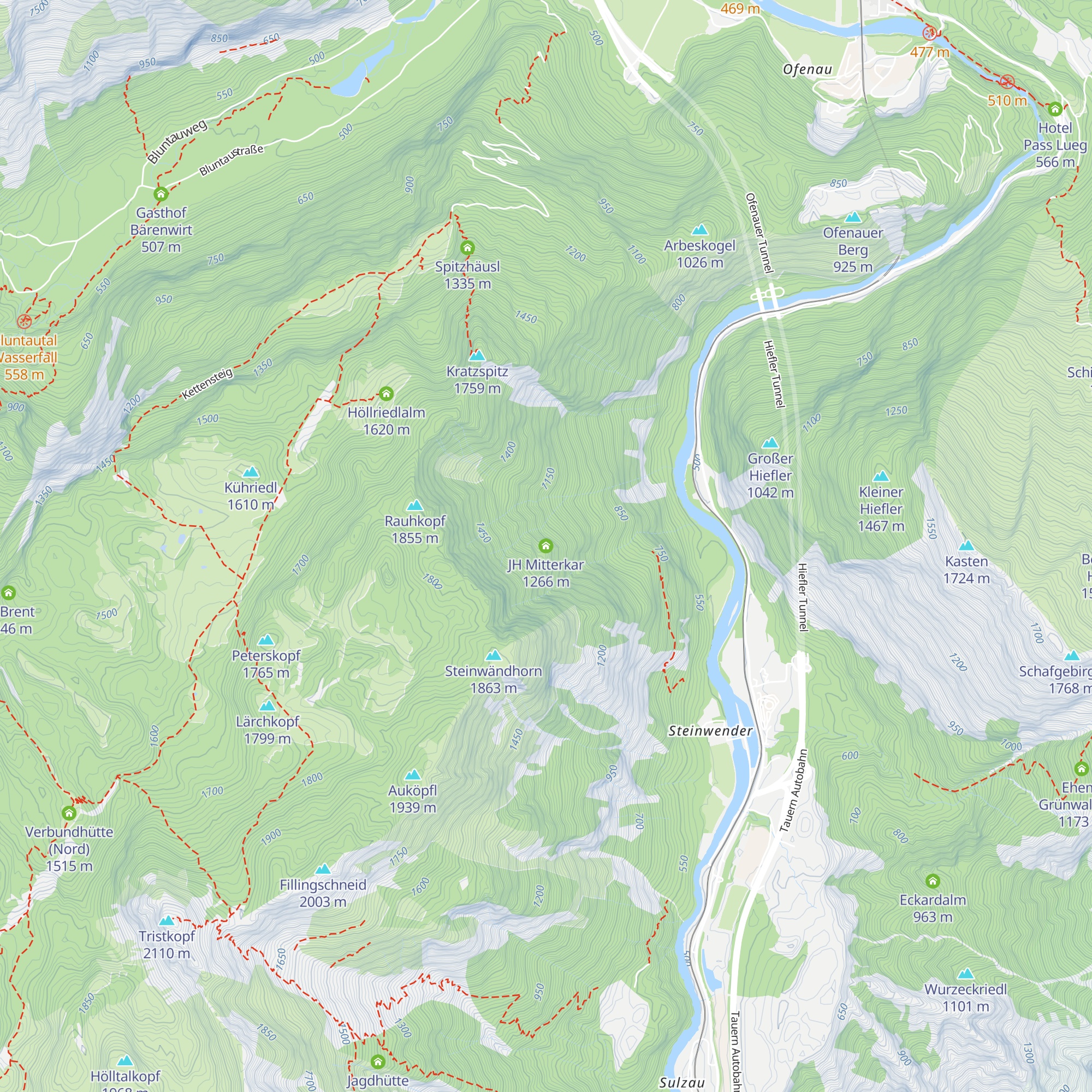 JH Mitterkar map