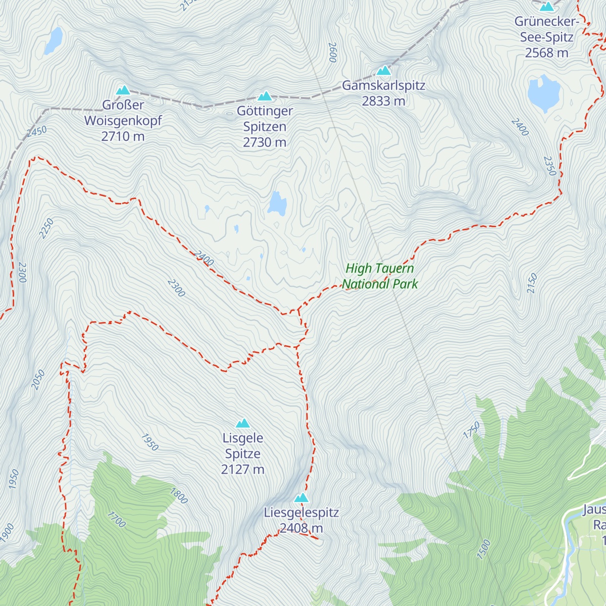 Mindener Hütte map