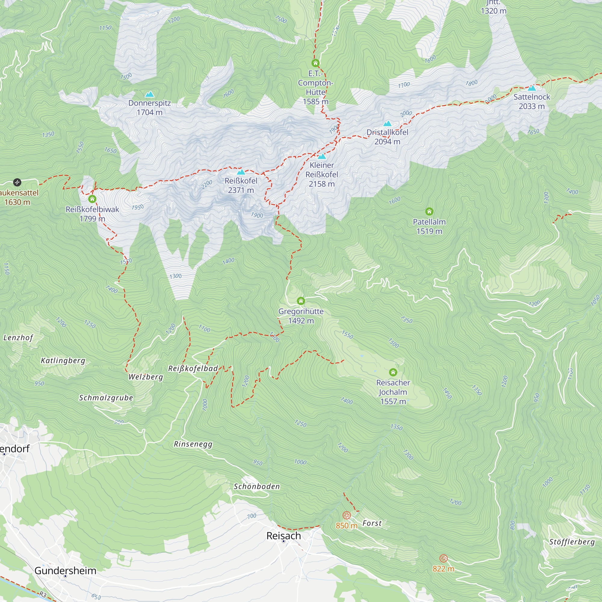 Gregorihütte map