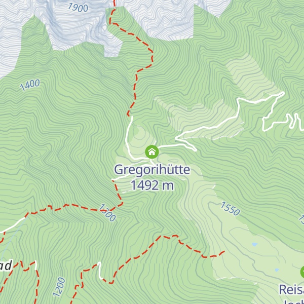 Map of Gregorihütte