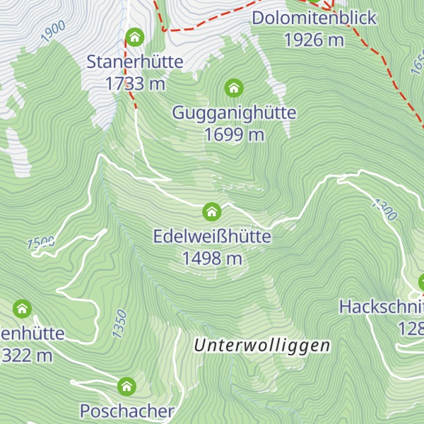 Map of Edelweißhütte