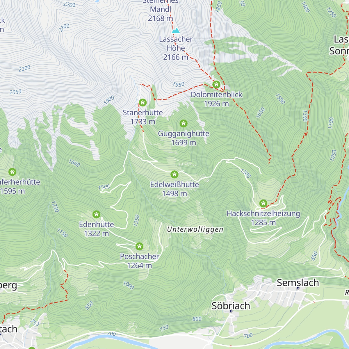Edelweißhütte map