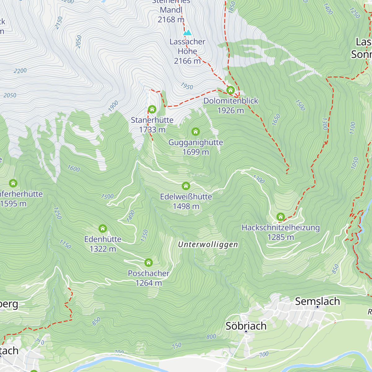 Edelweißhütte map