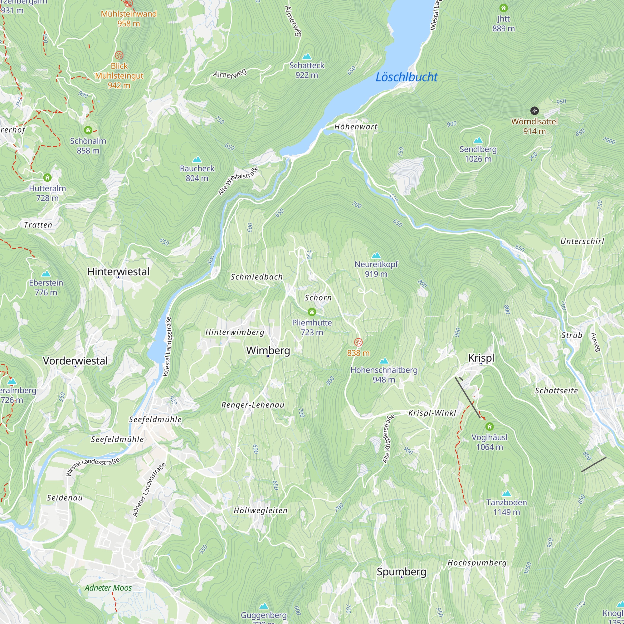Pliemhütte map