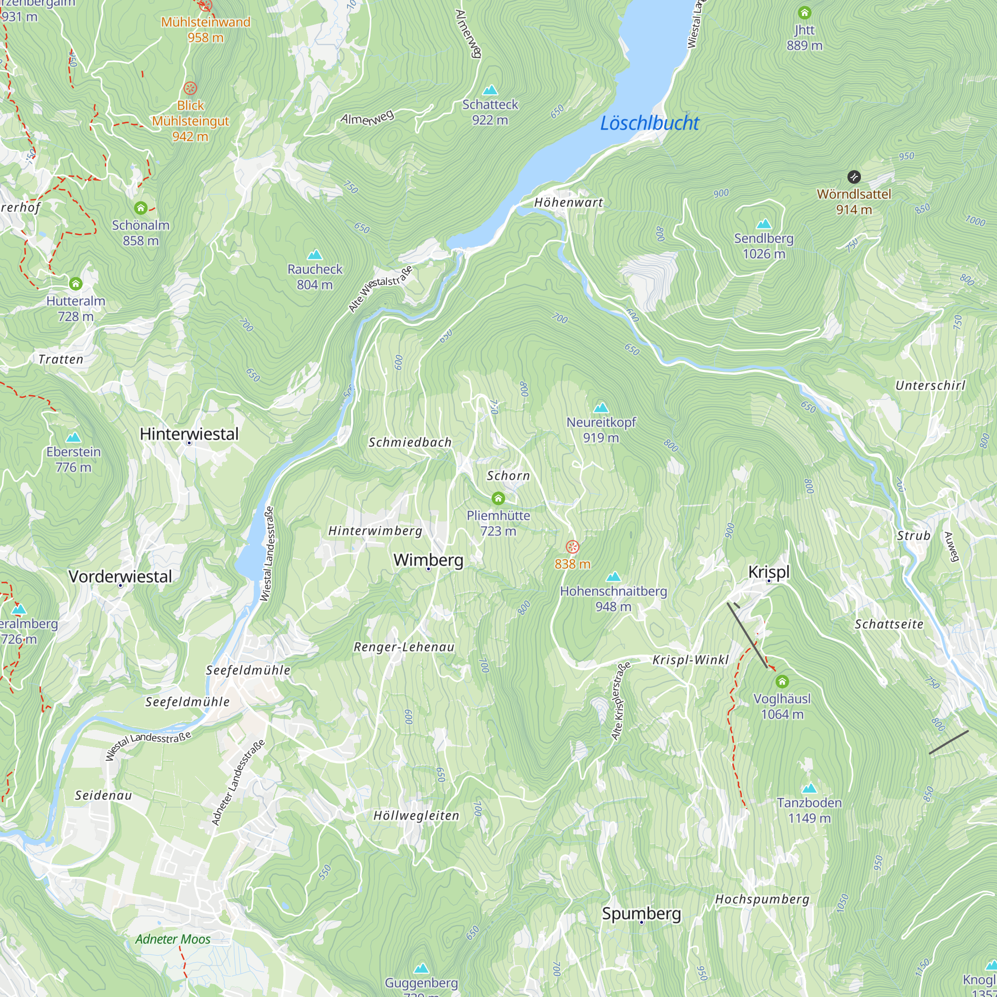 Pliemhütte map