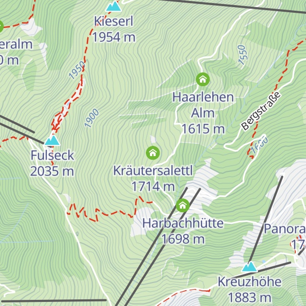 Map of Kräutersalettl