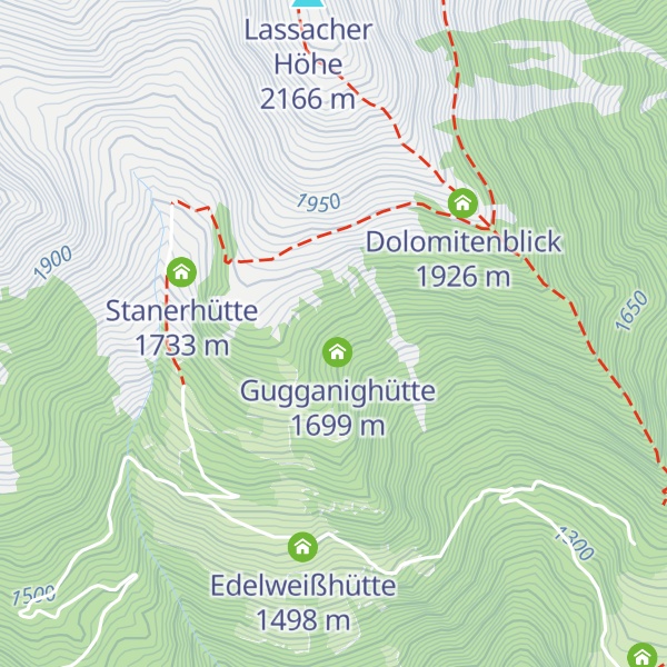 Map of Dabernighütte