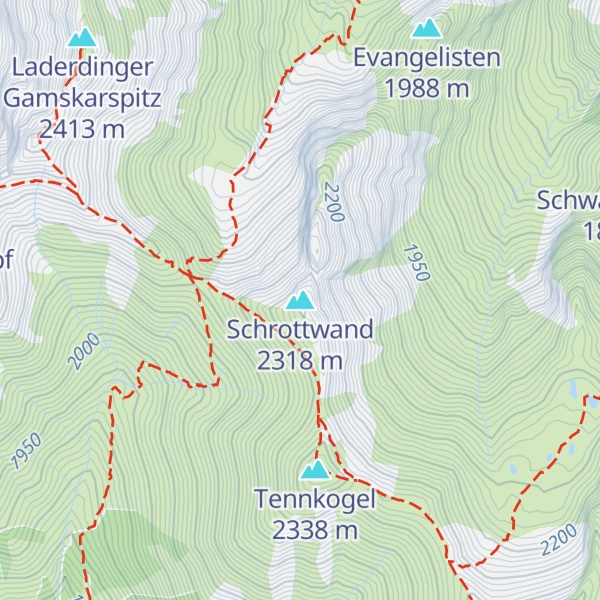 Map of Schrottwand