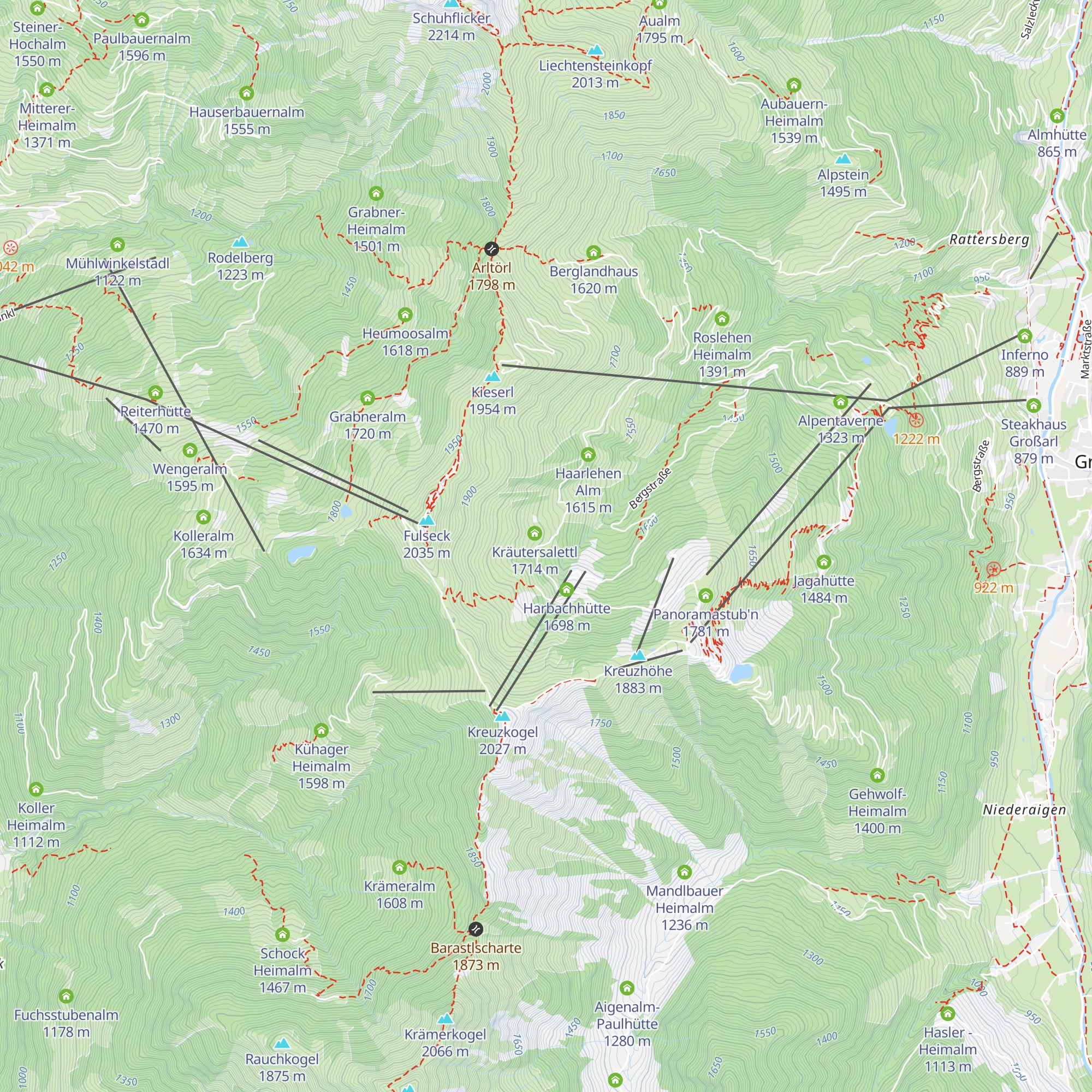 Pyramide map