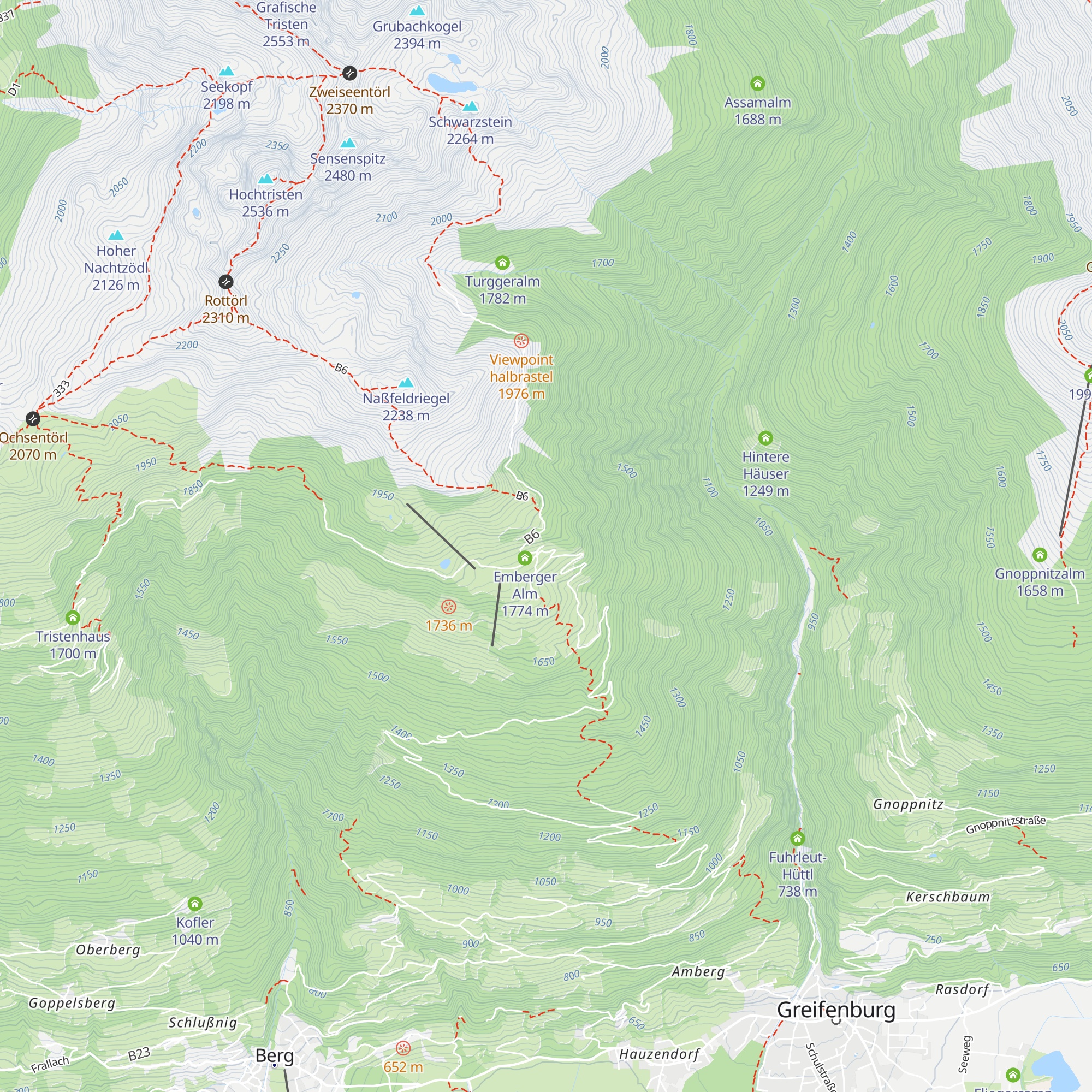 Alpengasthof Dünhofenhütte map