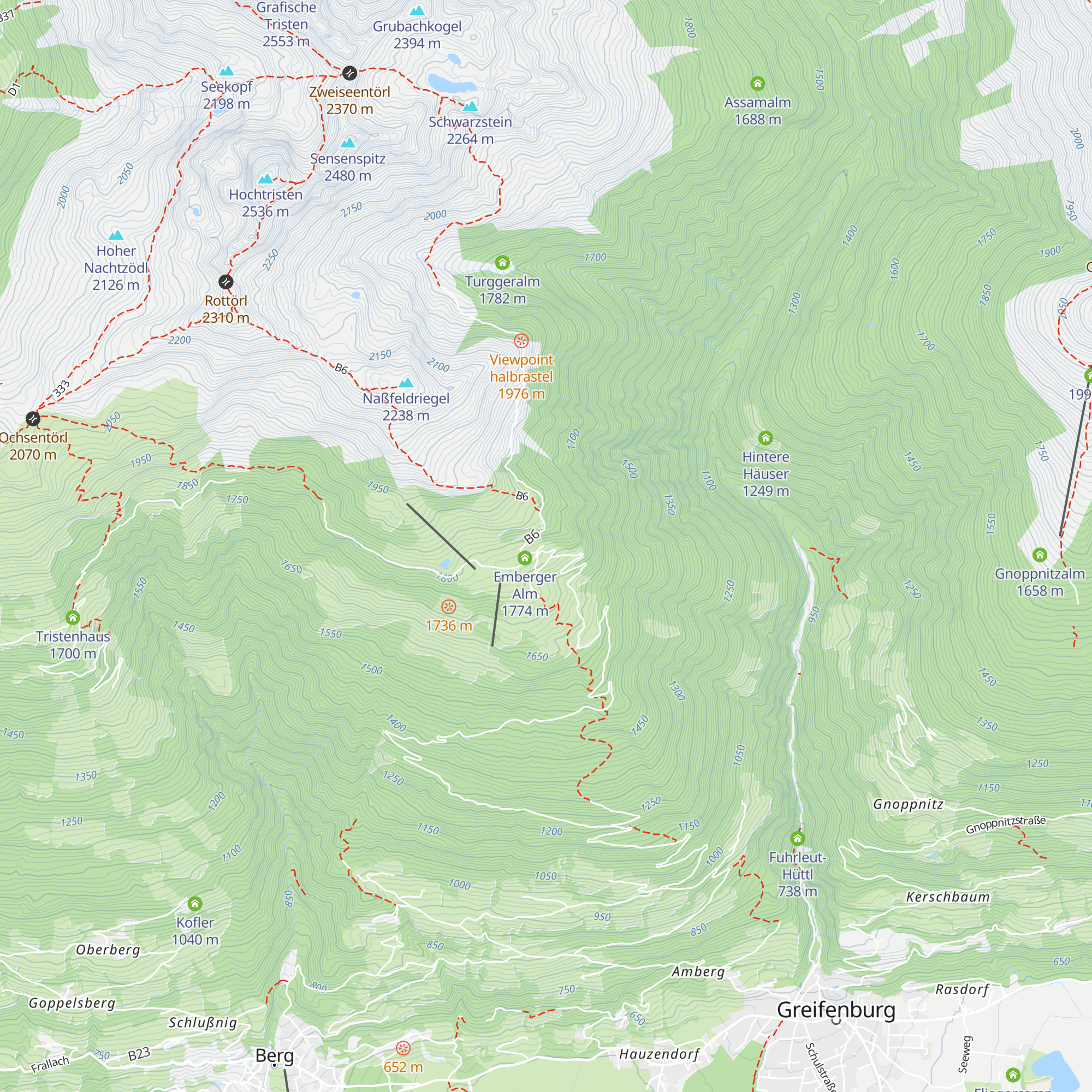 Alpengasthof Dünhofenhütte map
