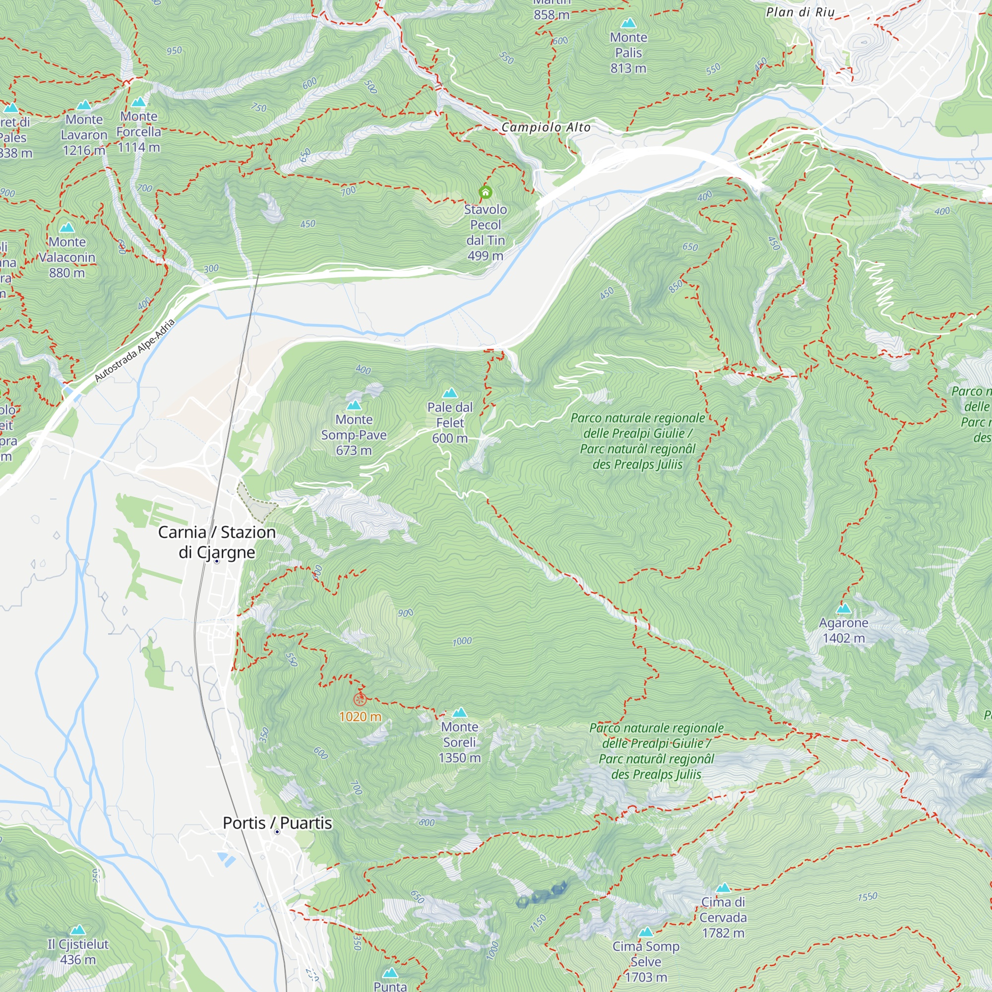 Casera Plan dai Portolans map