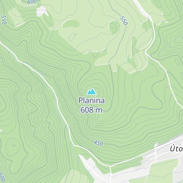 Map of Planina