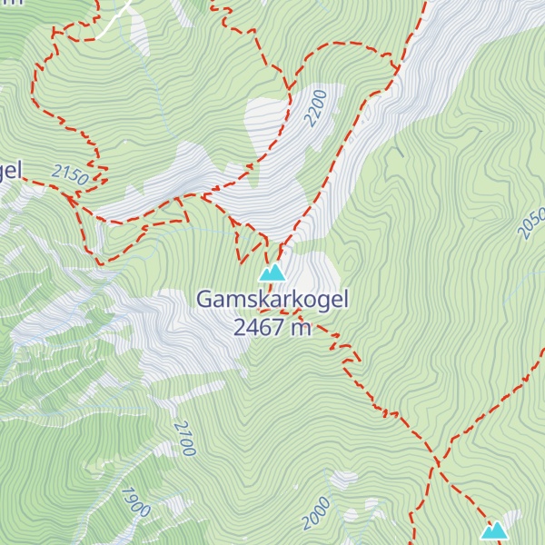 Map of Gamskarkogel
