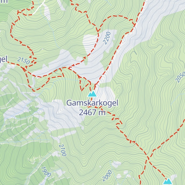 Map of Gamskarkogelhütte