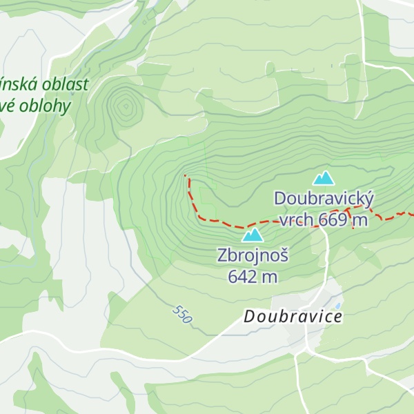 Map of Kozelka