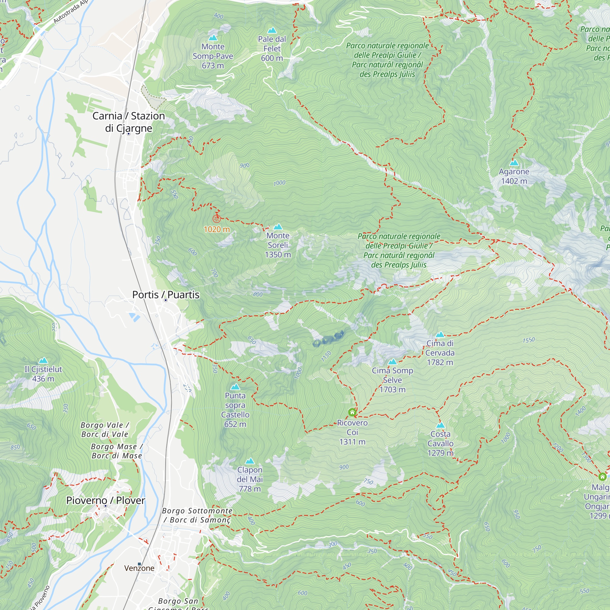 Stavolo Dodoi map
