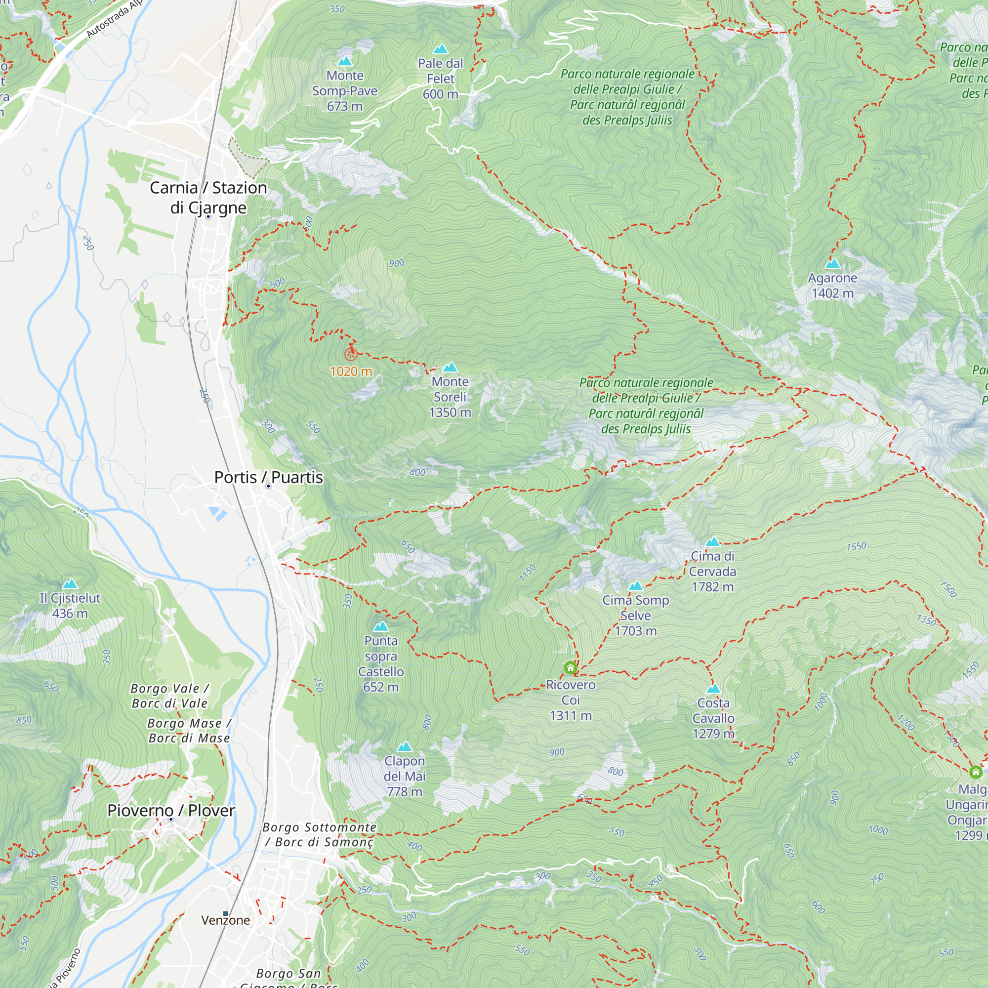 Stavolo Dodoi map