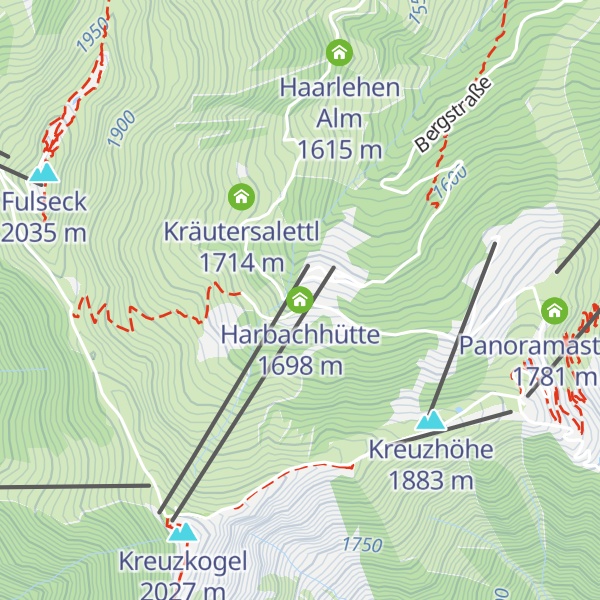 Map of Harbachhütte