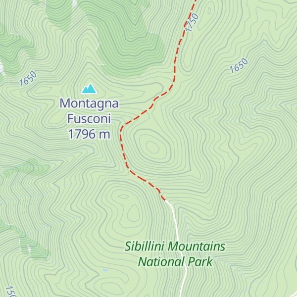 Map of Colle Tosto