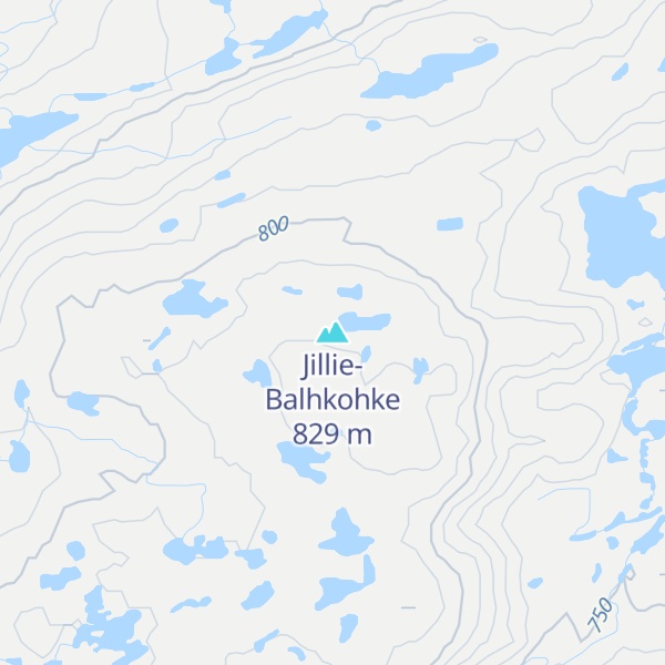 Map of Jillie-Balhkohke